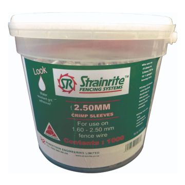 Strainrite Crimp Sleeves 2.5mm (1000)