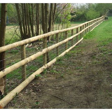 Half Round Posts and Machined Rail