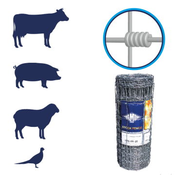 HT Hinge Joint Game Bird Stock Fence HT6-80-22 100m