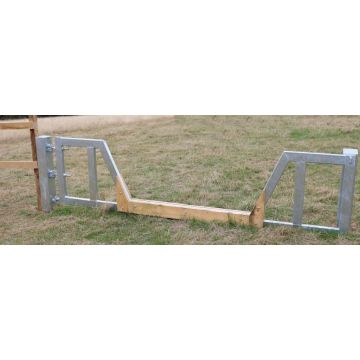 Heavy Duty Horse Friendly Vehicle Barrier - Hang Post 