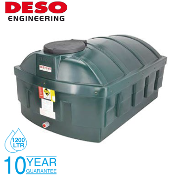 Deso Bunded Oil Storage Tank - Low Profile 1200 Litres