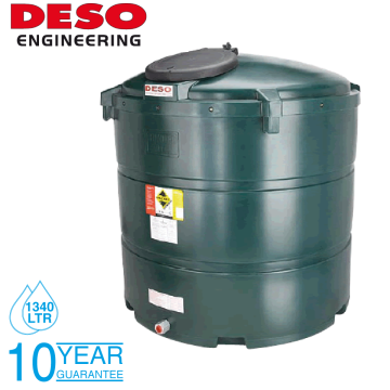 Deso Bunded Oil Storage Tank - Vertical 1340 Litres