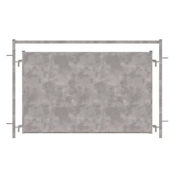 Sheeted Swing Gate in Frame 1525mm