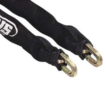 ABUS 8KS140 - 8mm x 1400mm High Security Chain (Black Sleeve)