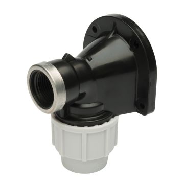 PLASSON Wall Plate Elbow