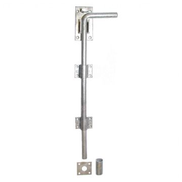 Garage Drop Bolt - 450mm Standard