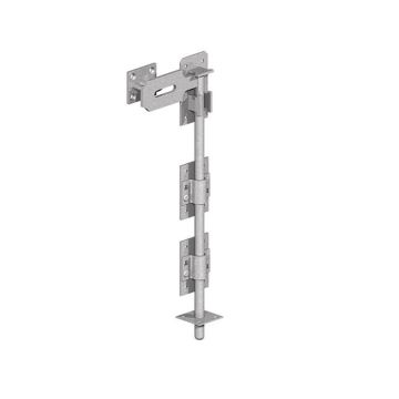 Garage Drop Bolt - 450mm Padlockable