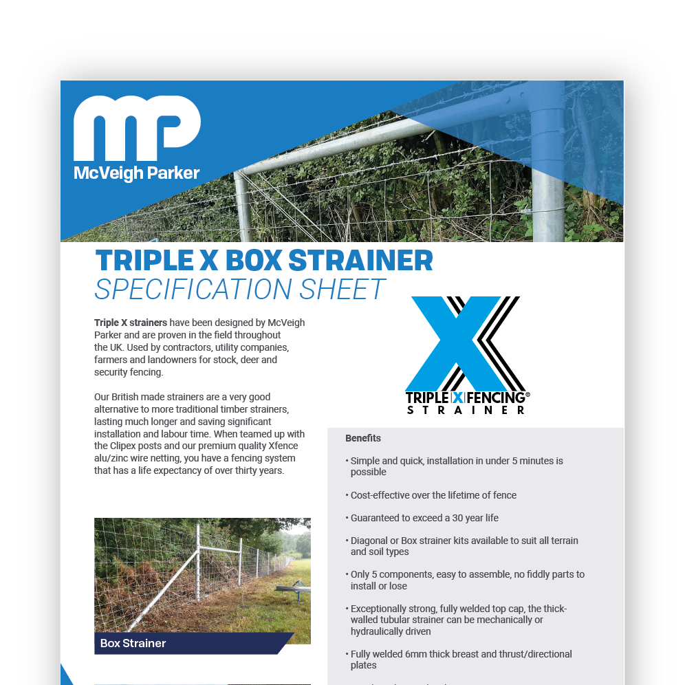 Triple X Box Strainers