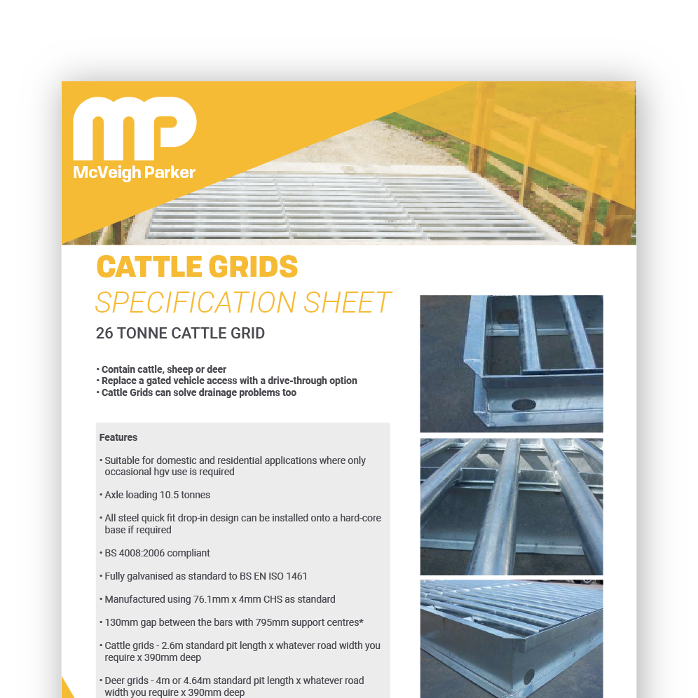 Cattle Grid &#8211; 26 Tonne