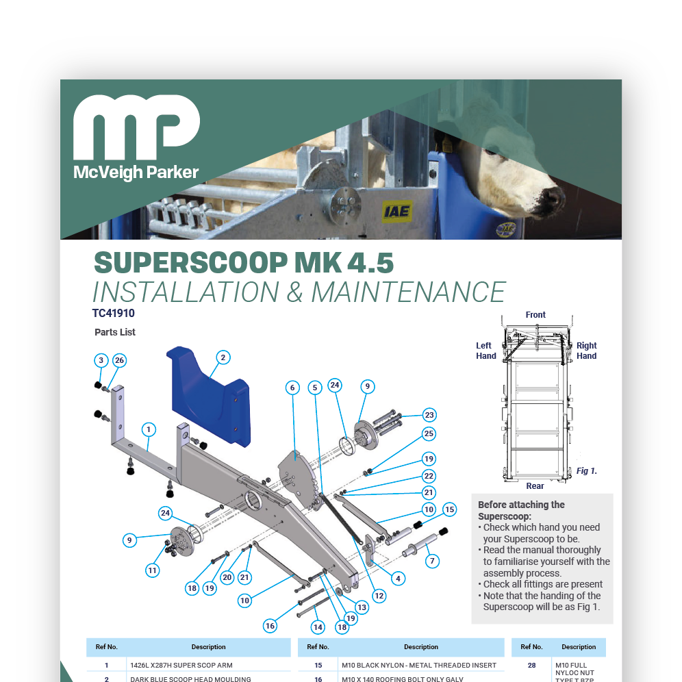 Superscoop MK 4.5 Installation &#038; Maintenance